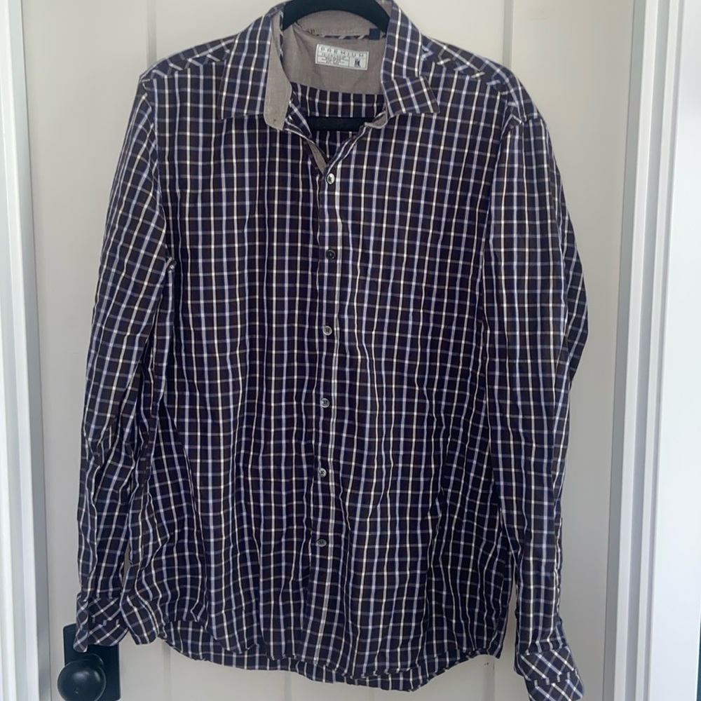 7 Diamonds Western Shirt, Size XL